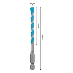 Broca de Aço 6x90x150mm Hex-9 Multiconstruction BOSCH / REF. 2608900575-000